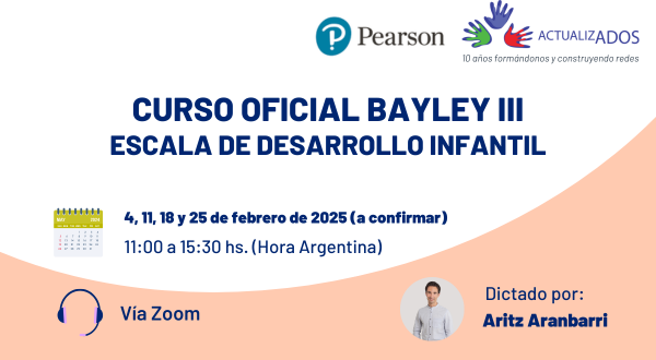 BAYLEY III Escala de desarrollo infantil – Curso + Batería completa en español