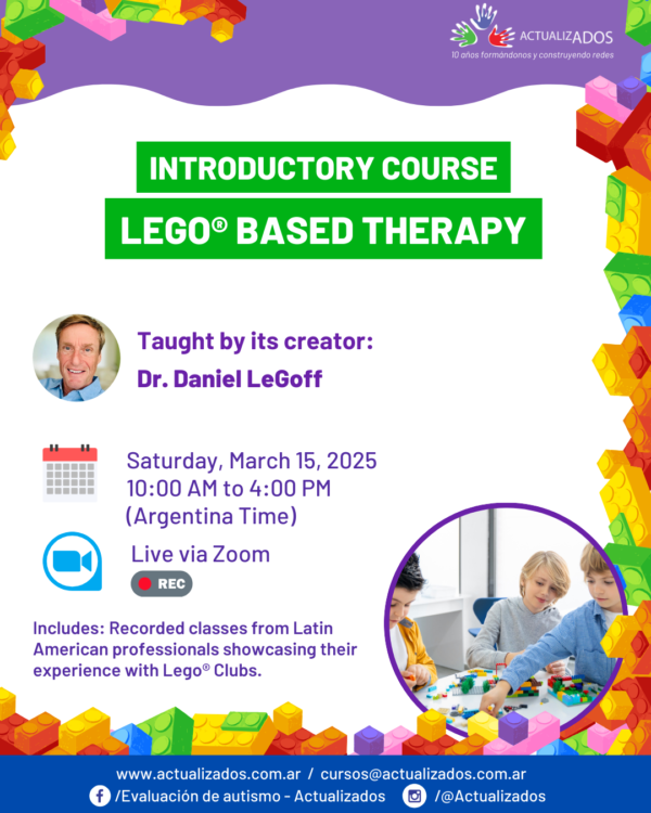 Curso introdutório de TERAPIA BASEADA EM LEGO