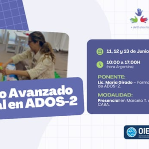 Curso Avanzado de ADOS-2 - Presencial en Buenos Aires