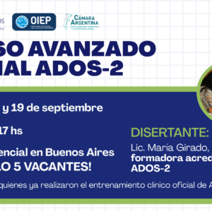 Curso Avanzado de ADOS-2 - Presencial en Buenos Aires