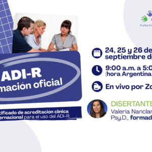 A D I - R* Formación oficial - Septiembre