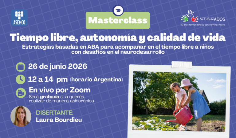 Tiempo libre, autonomía y calidad de vida