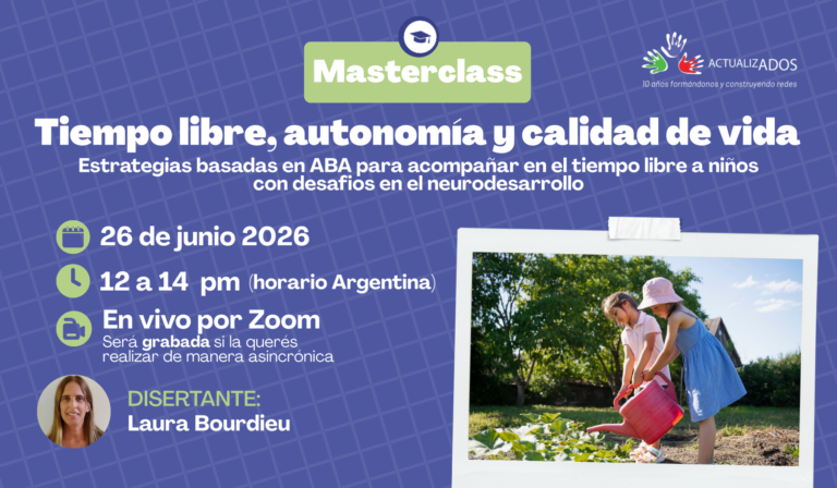 Tiempo libre, autonomía y calidad de vida