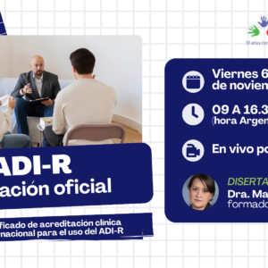 A D I - R* Formación oficial - Noviembre 2026