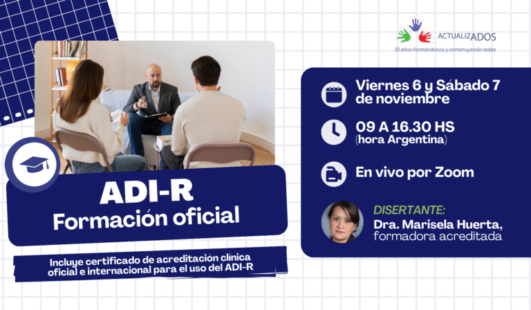A D I – R* Formación oficial – Noviembre 2026