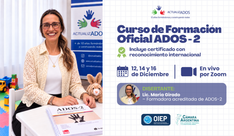 Formación Oficial en ADOS-2 – Diciembre 2026